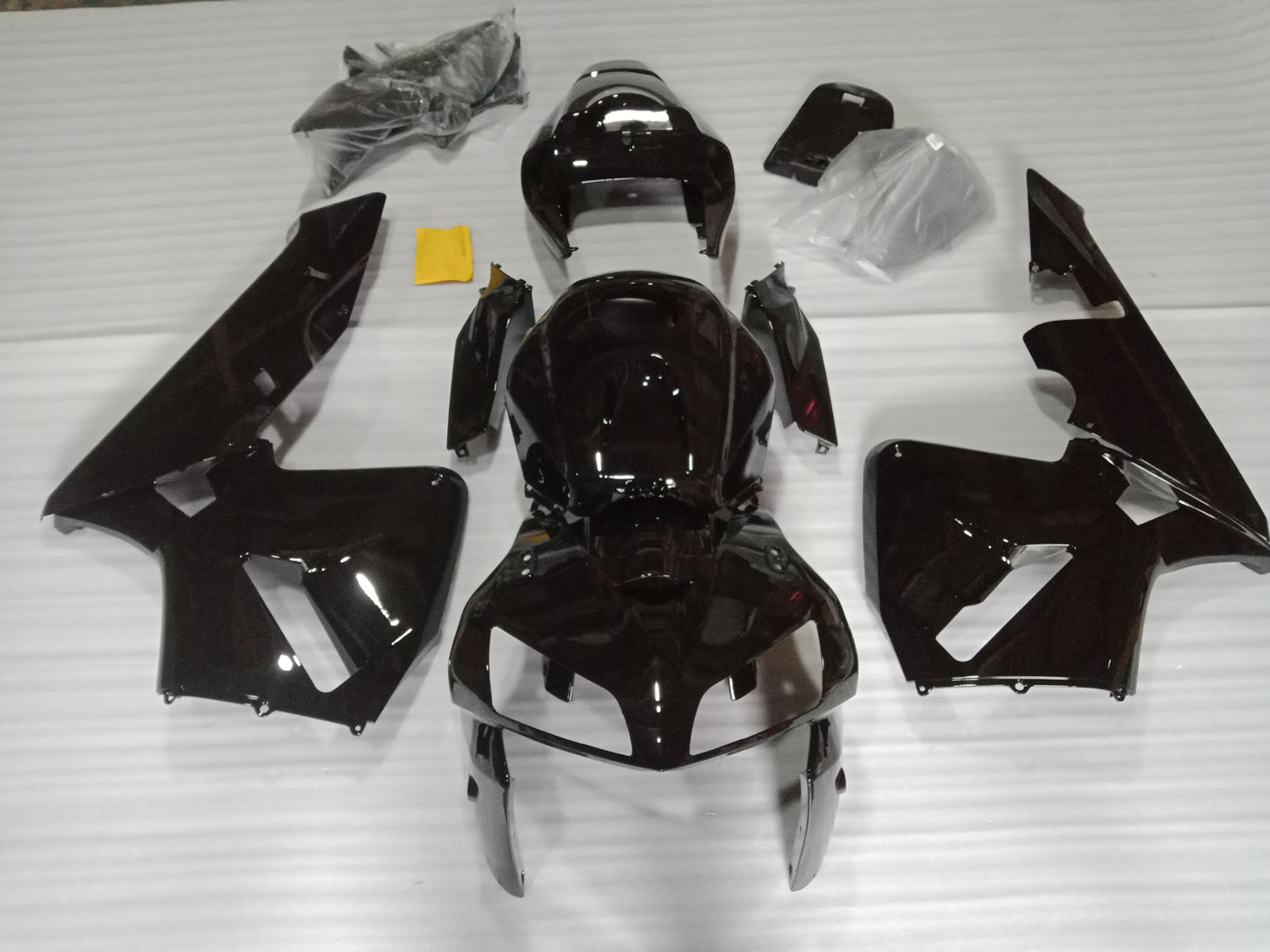 ---AU STOCKING---Honda CBR600RR 2005 2006 Gloss Black Fairing Kit