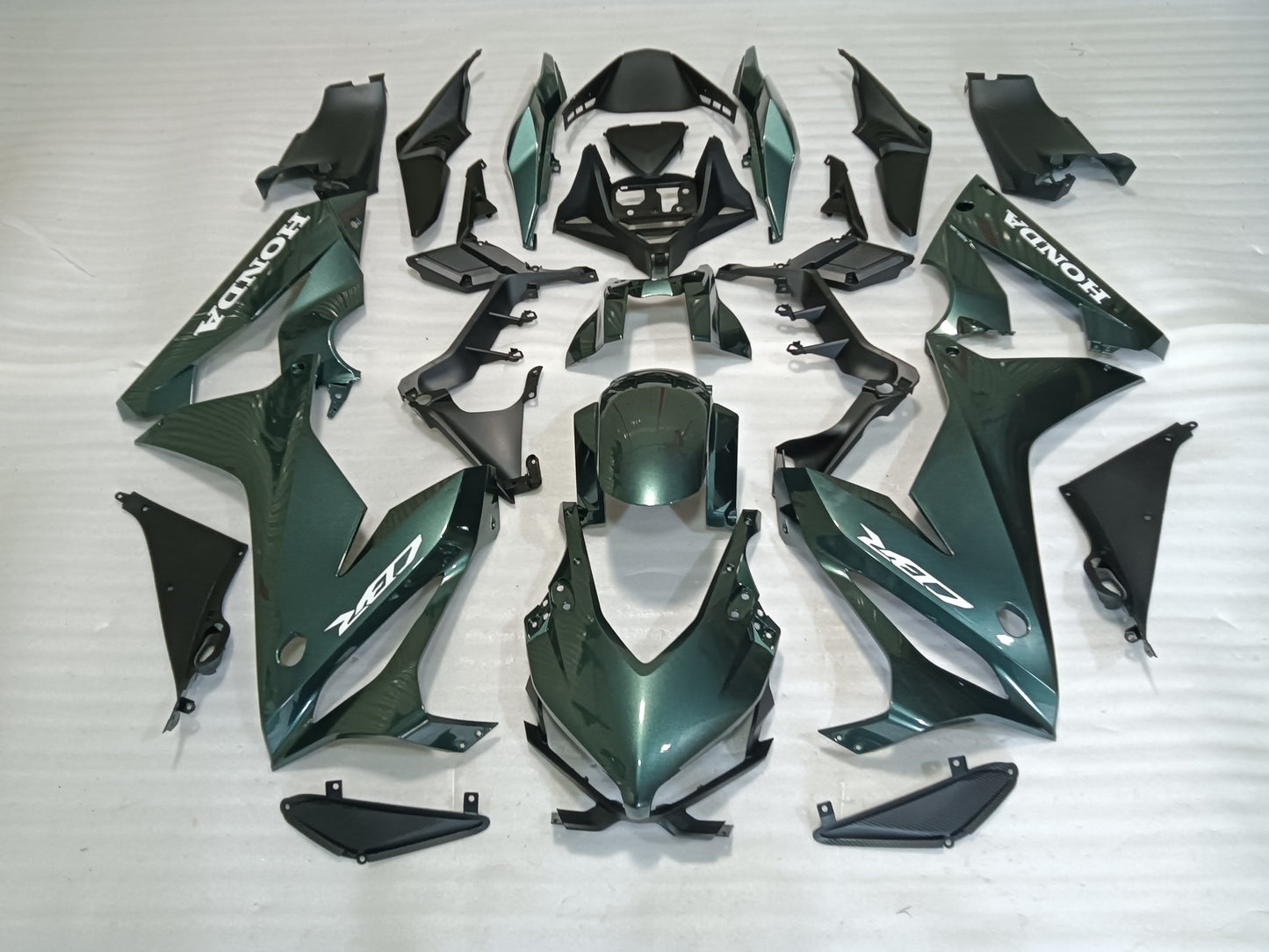 DARK FOREST GREEN FAIRING KIT FOR HONDA CBR650R 2021 2022 2023 2024