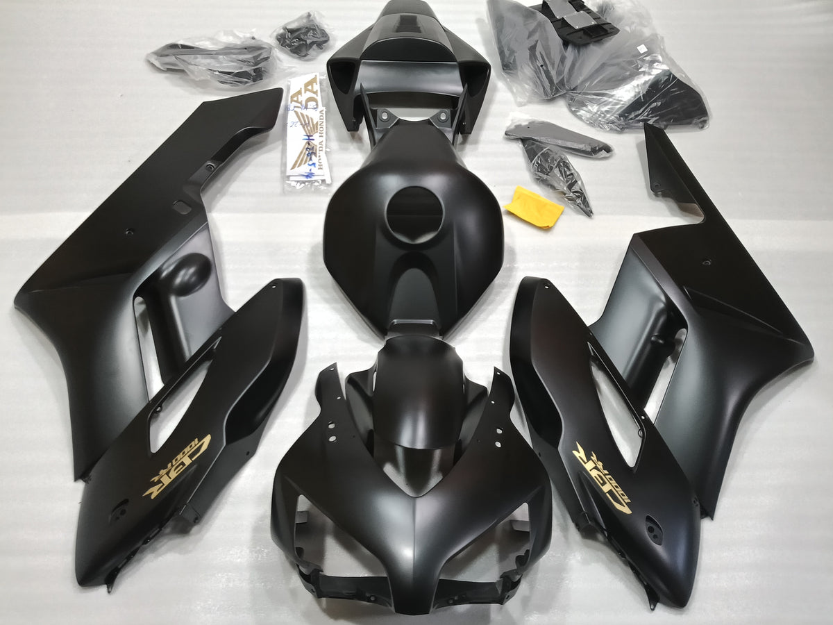 ---AU STOCKING---Matt Black Fairing Kit For Honda CBR1000RR 2004 2005