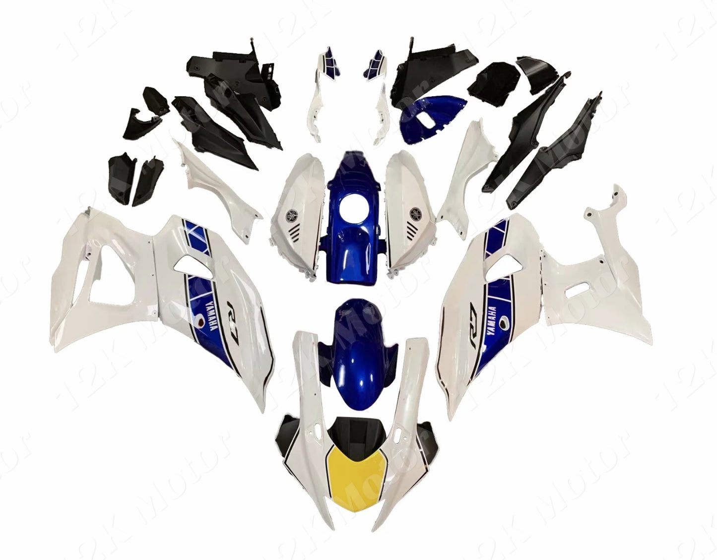 Blue White Fairing Kit For Yamaha R7