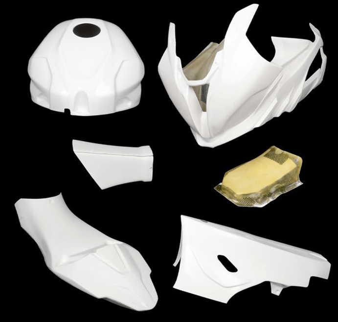 BMW S1000RR 2023-2024 Fiberglass Race Fairing Kit Customize Design