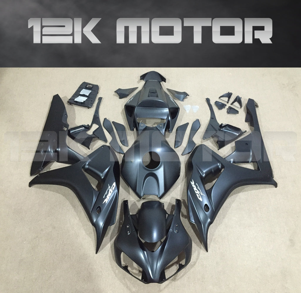 2006 - 2007 Yamaha R6 Matt Black Fairing 001