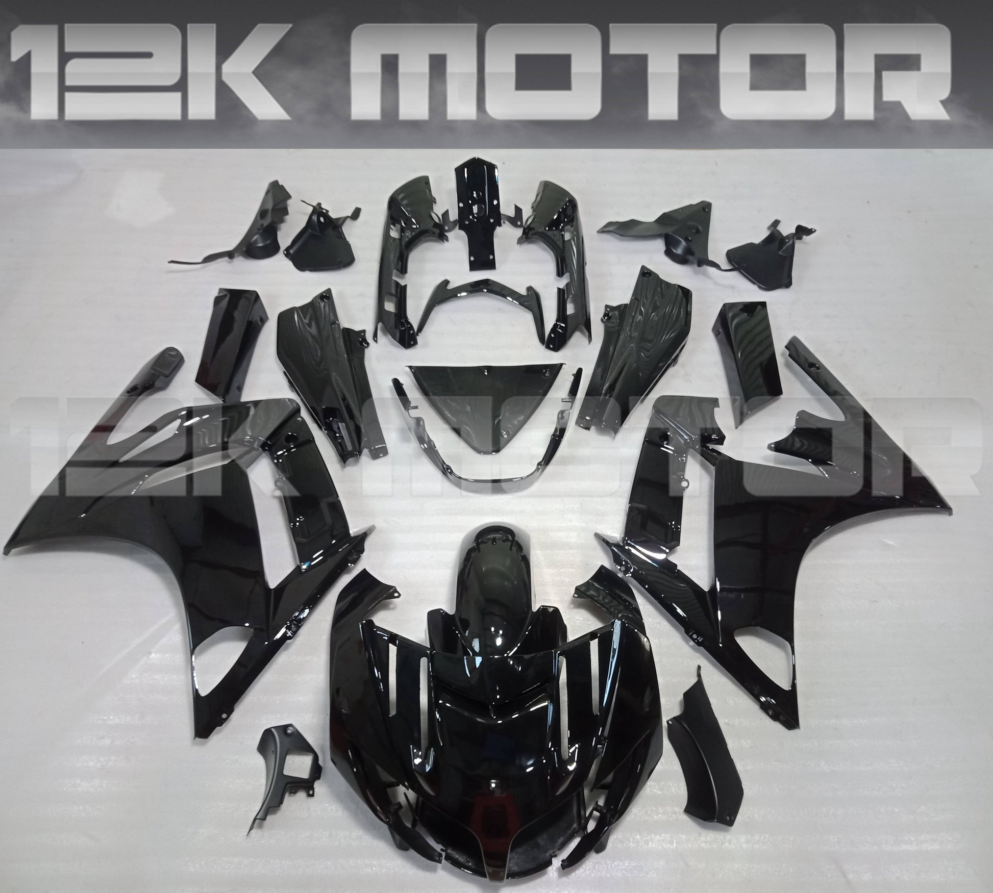 2006 - 2014 Black Fairing Kit Yamaha FJR1300 Fairing 01