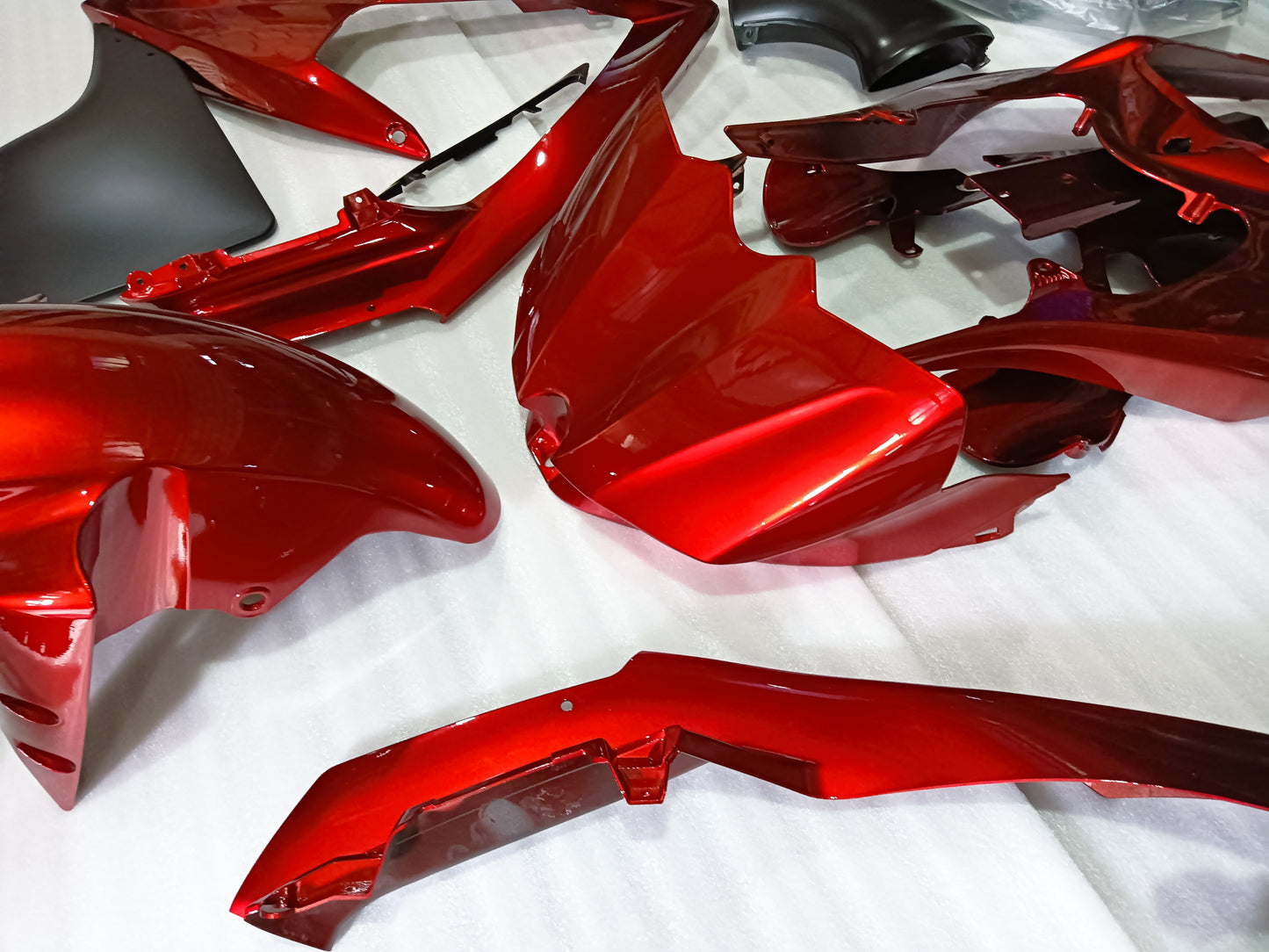 2007 - 2008 Yamaha YZF R1 Fairing Black Fairing Kit 03