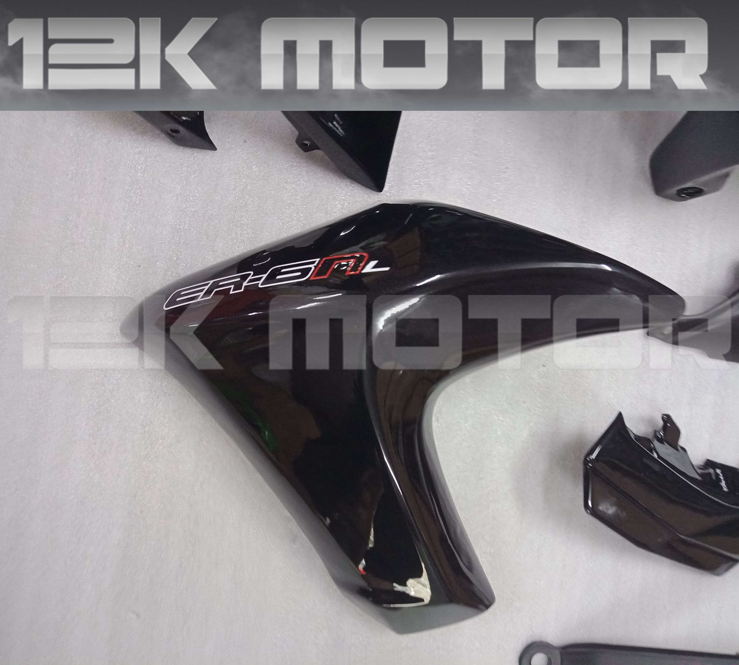 2010 - 2015 Kawasaki ER6N Black Fairing 03