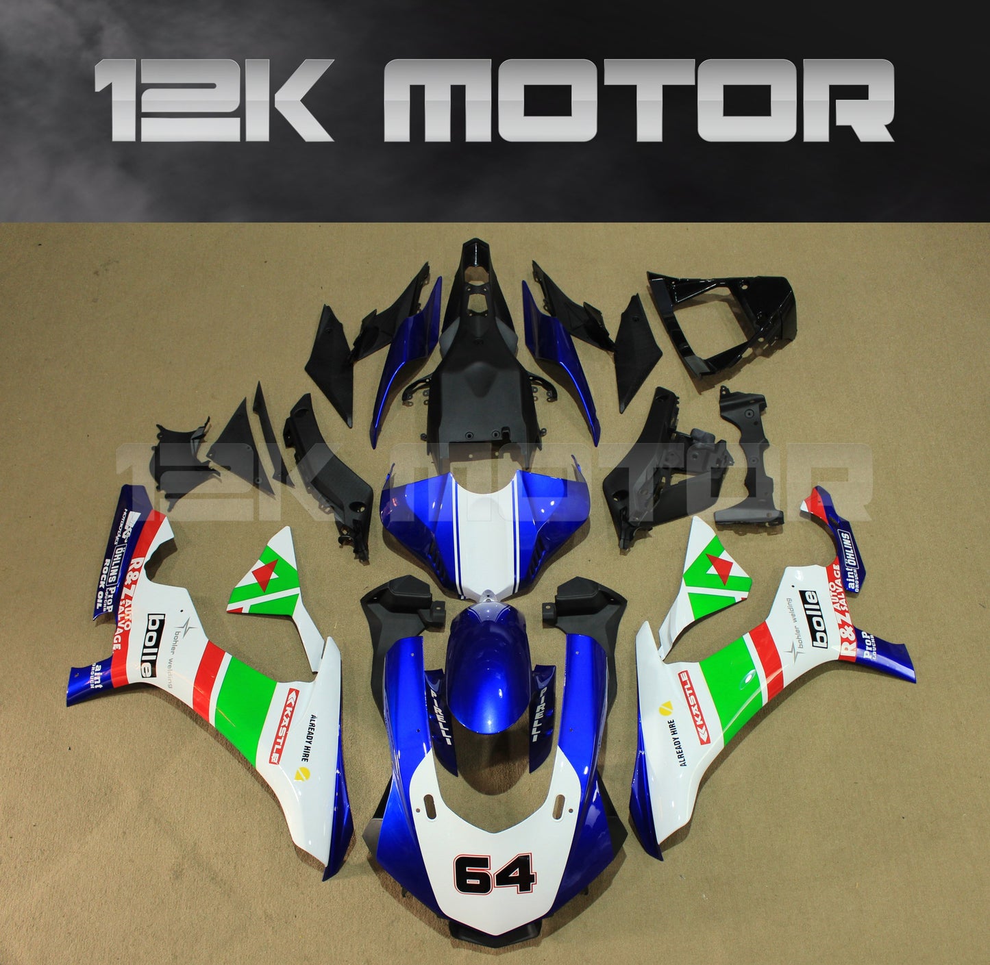 2015 - 2019 Custom Design Fairing For Yamaha YZF R1 Fairing 01