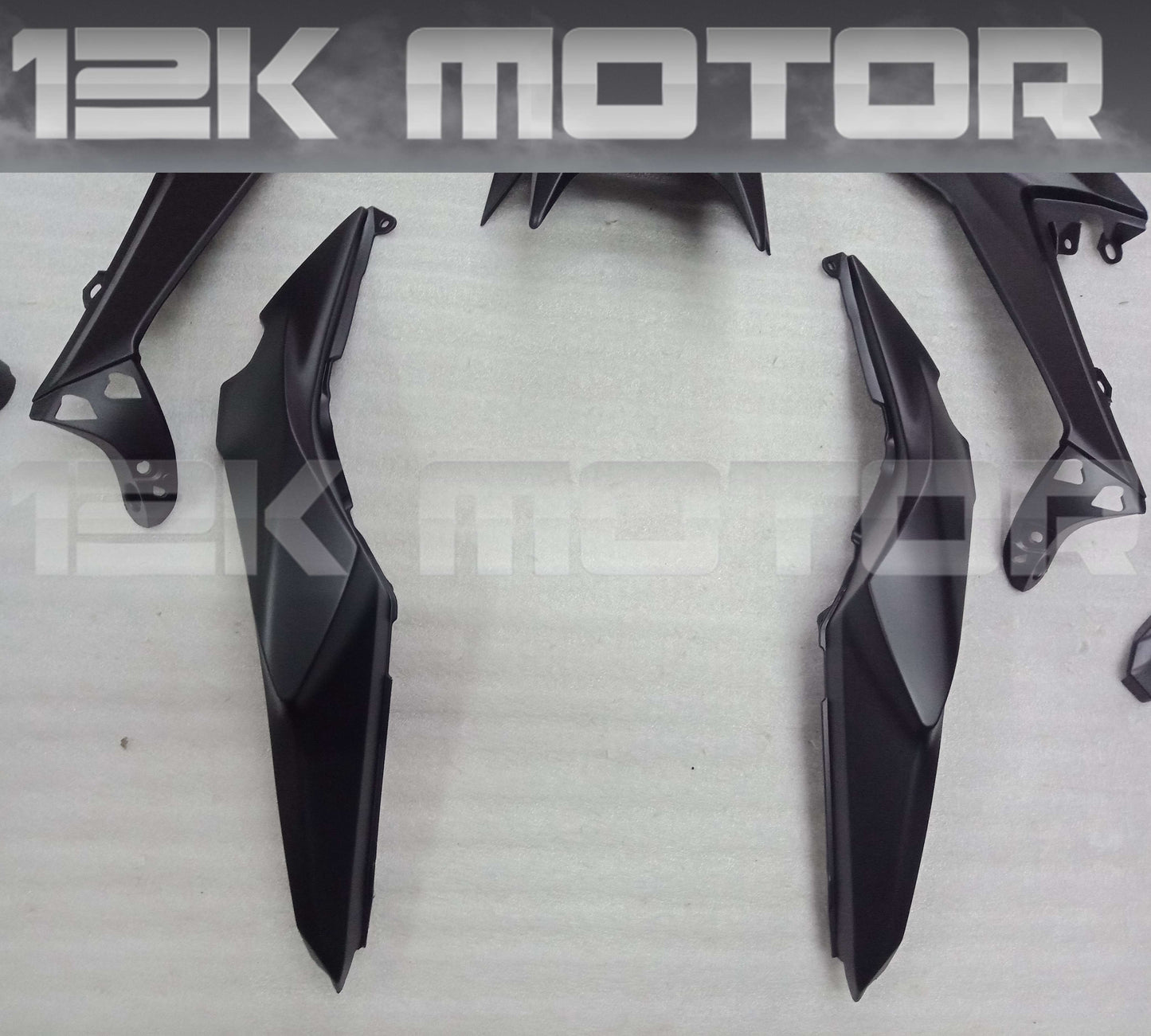 2017 - 2018 Matt Black Kawasaki Ninja 650 Fairing 01