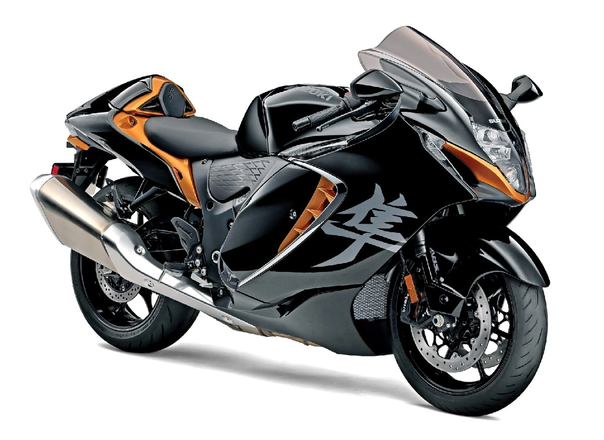 Black Gold Fairing Kit For SUZUKI Hayabusa GSX1300R 2021-2023