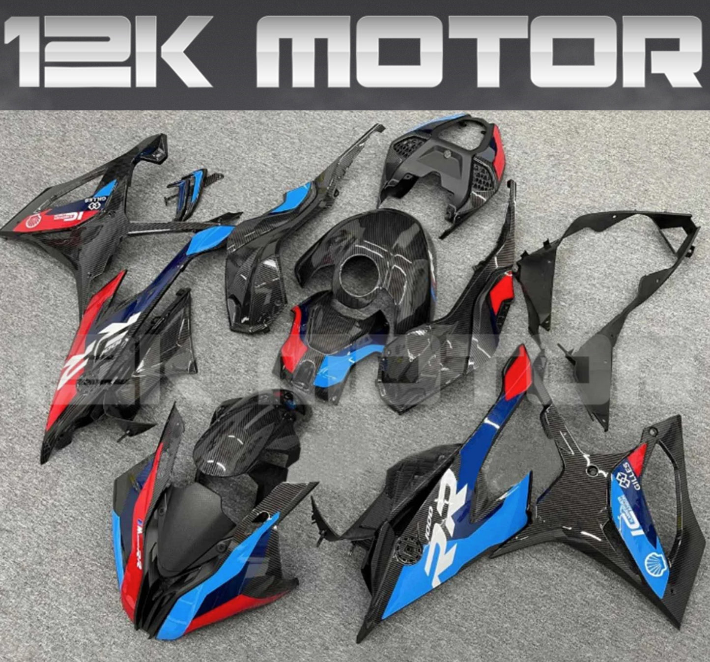 BMW S1000RR 2019-2022 Carbon Fiber Style Fairing Kit