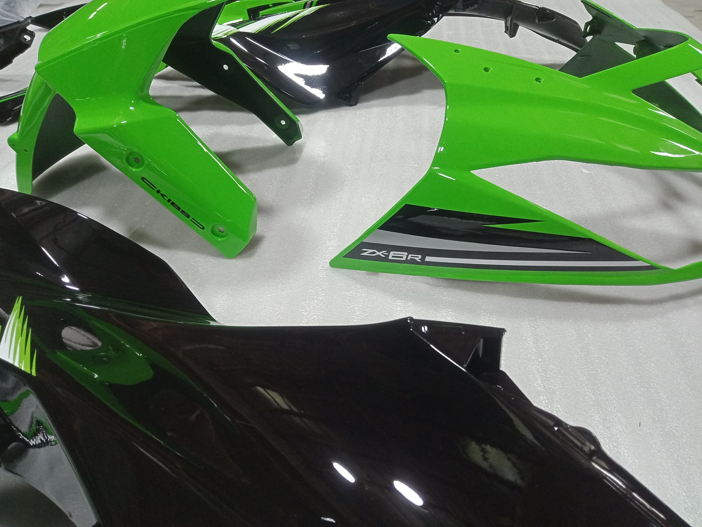 ---AUSTOCKING---Fit Kawasaki ZX-6R 2013 - 2018 Green Fairing Kit