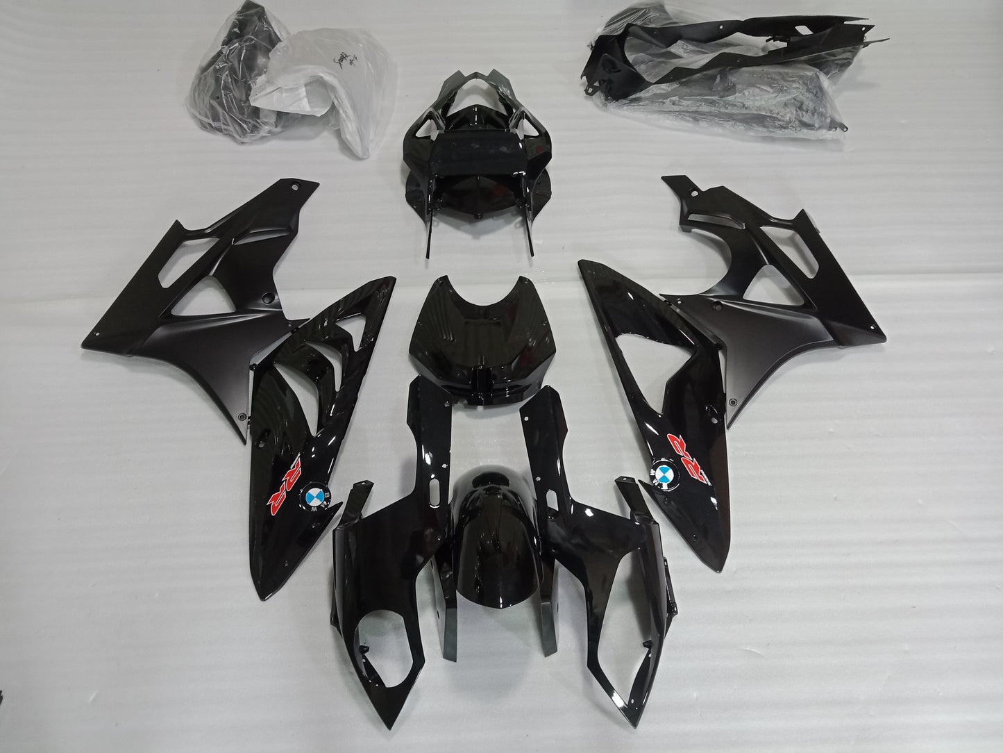 ---AU STOCKING---Black Fairing Kit for BMW S1000RR 2009 2010 2011 2012 2013 2014