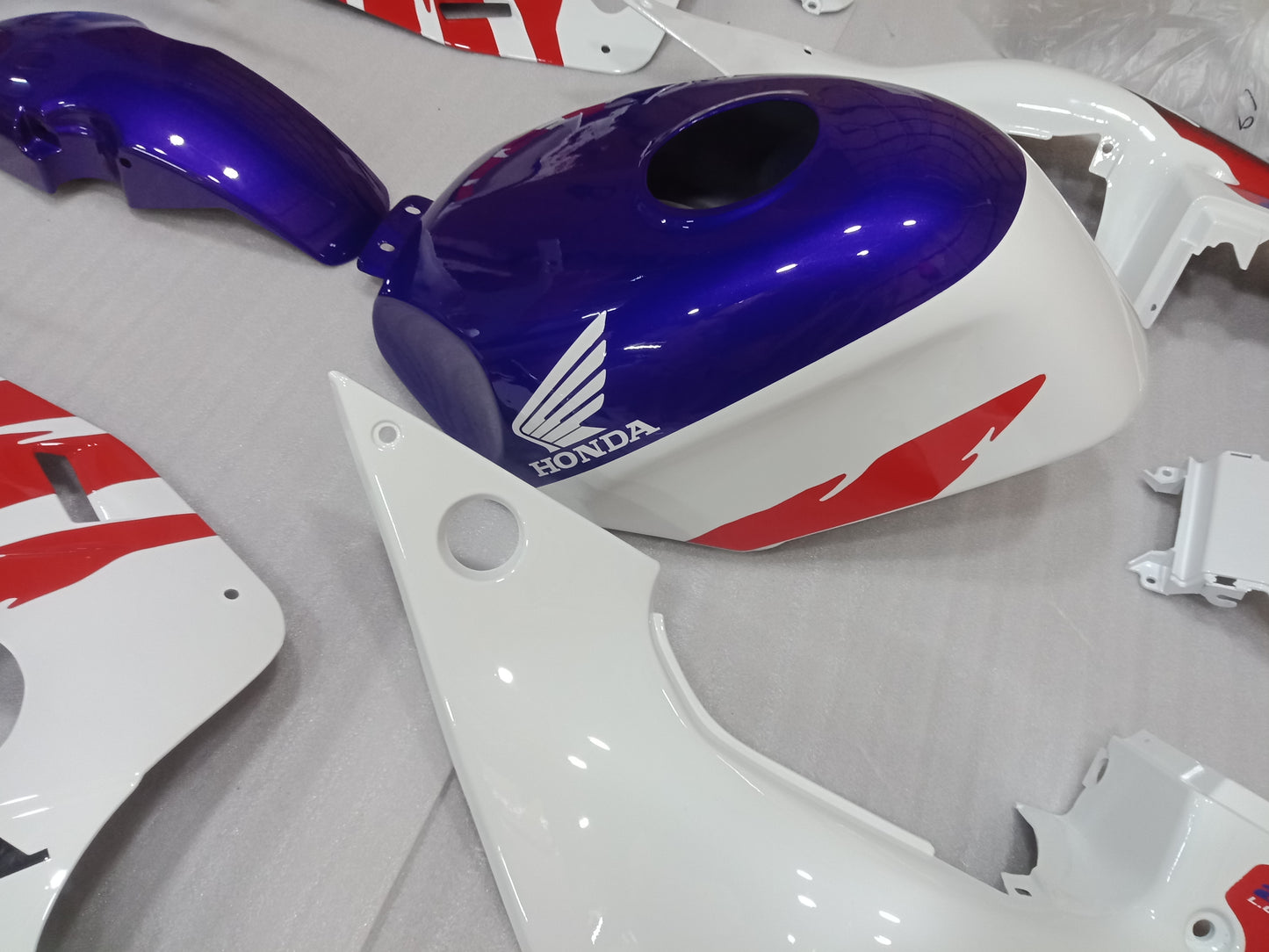 ---AU STOCKING---Tri-Color Honda CBR250RR MC19 1988 1989 Fairing Kit with Tank Cover