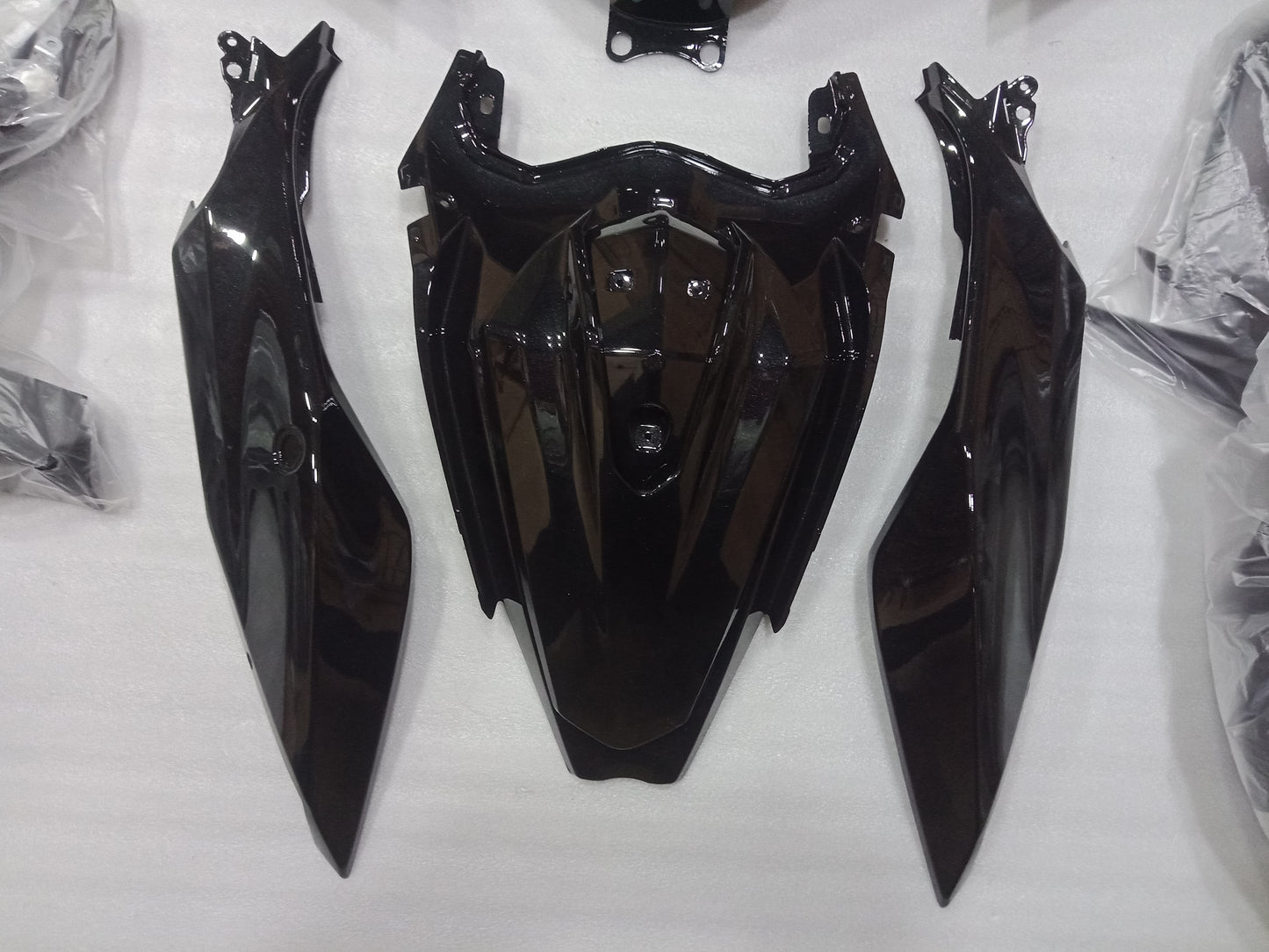 ---AUSTOCKING---Fit Kawasaki Ninja 400 Ninja400 Black Fairing Kit With Tank Cover and Cowl