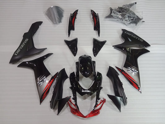 ---AU STOCKING---Fit Suzuki GSXR GSX-R 600 750 2011 - 2023 Black Silver Fairing Kit