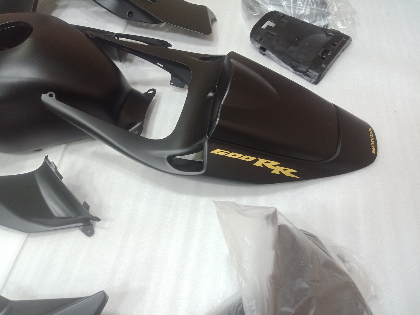 ---AU STOCKING---Fit Honda CBR600RR 2005 2006 Matt Black Fairing Kit