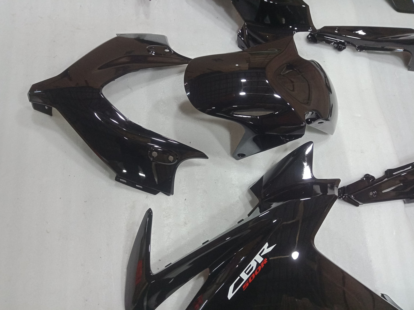 ---AU STOCKING--Black Fairing Kit For Honda CBR500 CBR500R 2013 2014 2015