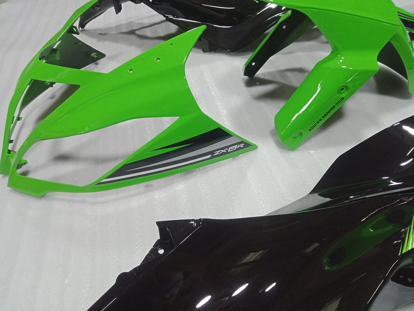 ---AUSTOCKING---Fit Kawasaki ZX-6R 2013 - 2018 Green Fairing Kit
