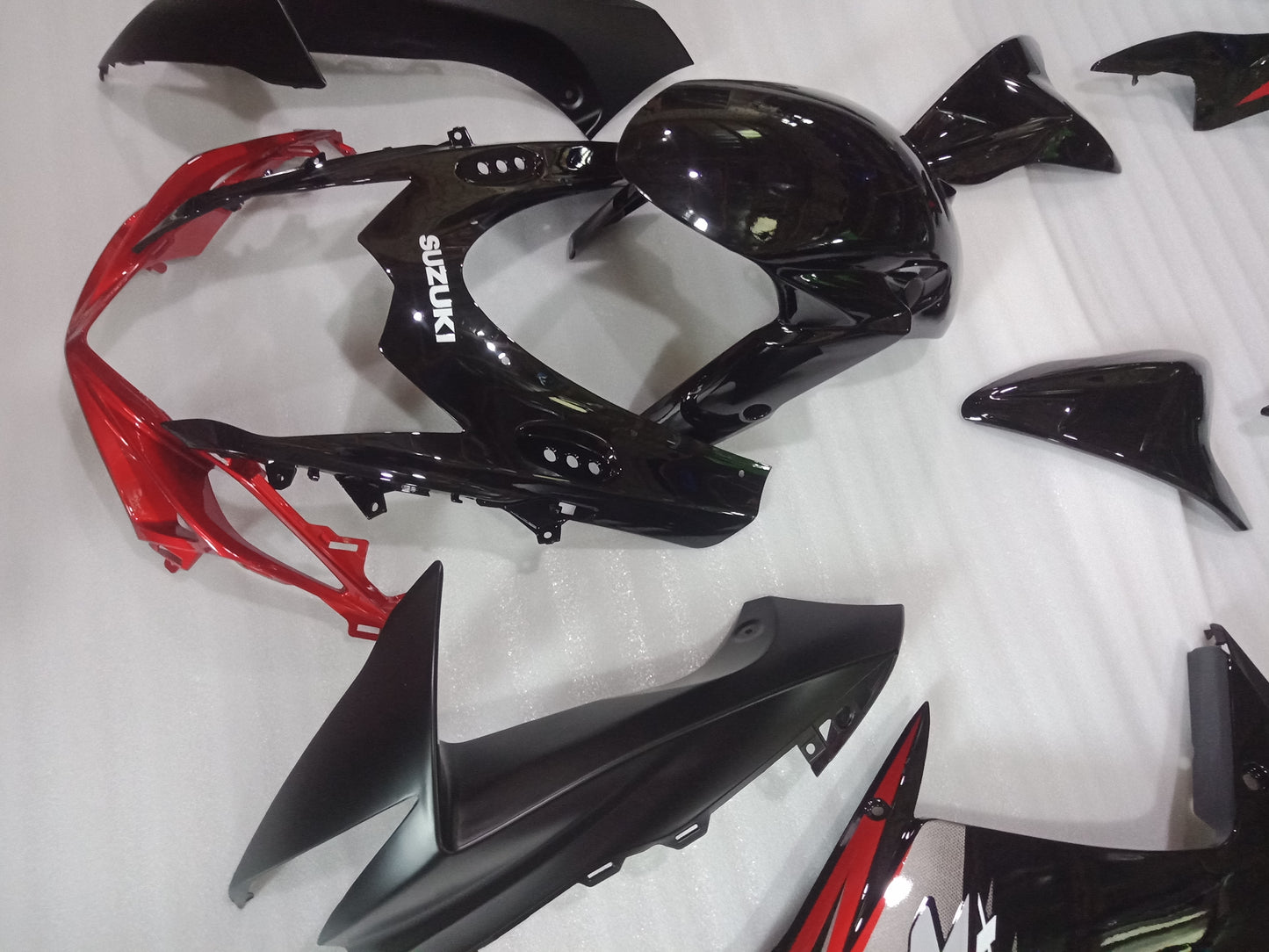 ---AU STOCKING---Fit Suzuki GSXR GSX-R 600 750 2011 - 2023 Black Silver Fairing Kit