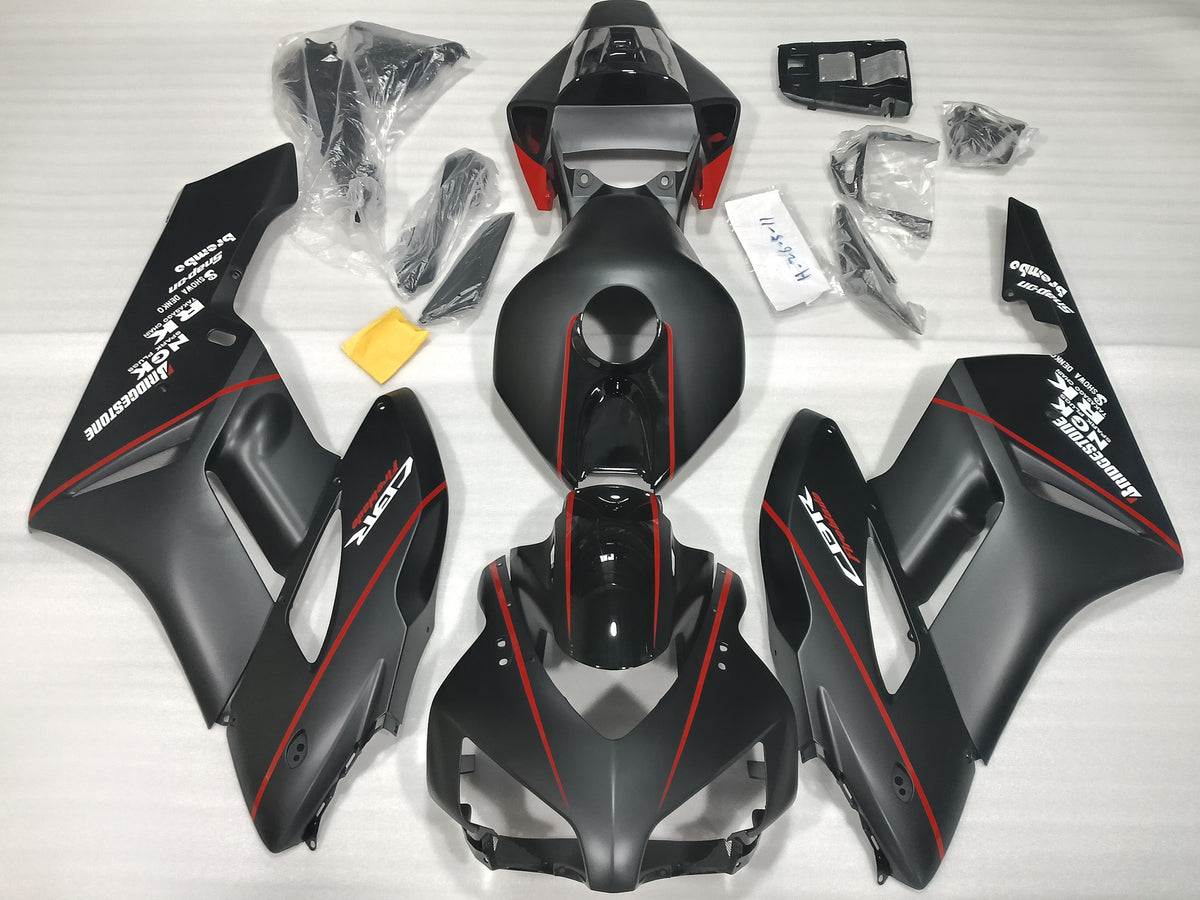 ---AU STOCKING---Fit Honda CBR1000RR 2004 2005 Matt Black Fairing Kit