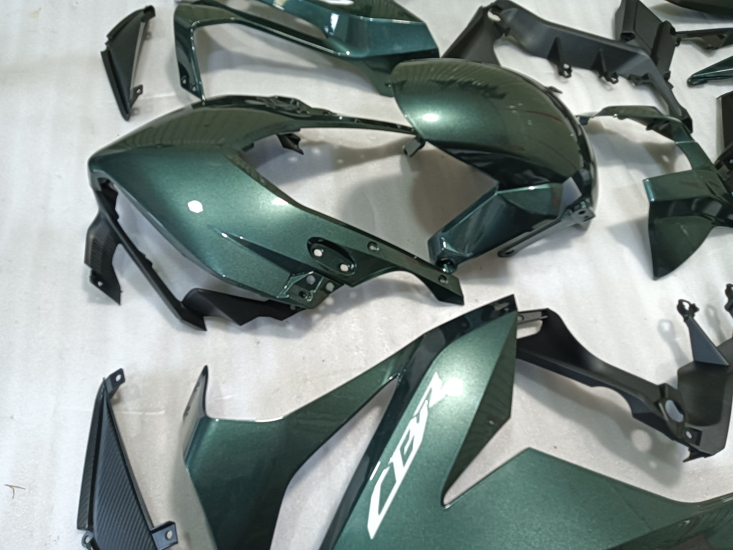 DARK FOREST GREEN FAIRING KIT FOR HONDA CBR650R 2021 2022 2023 2024