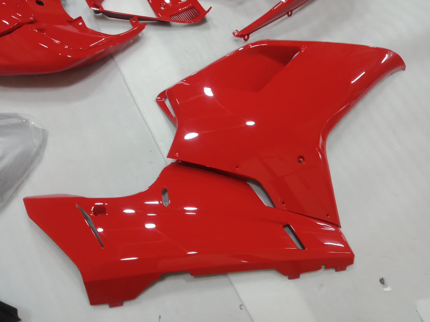 ---AU STOCKING--- Red Fairing Kit for Ducati 848 1098 1198