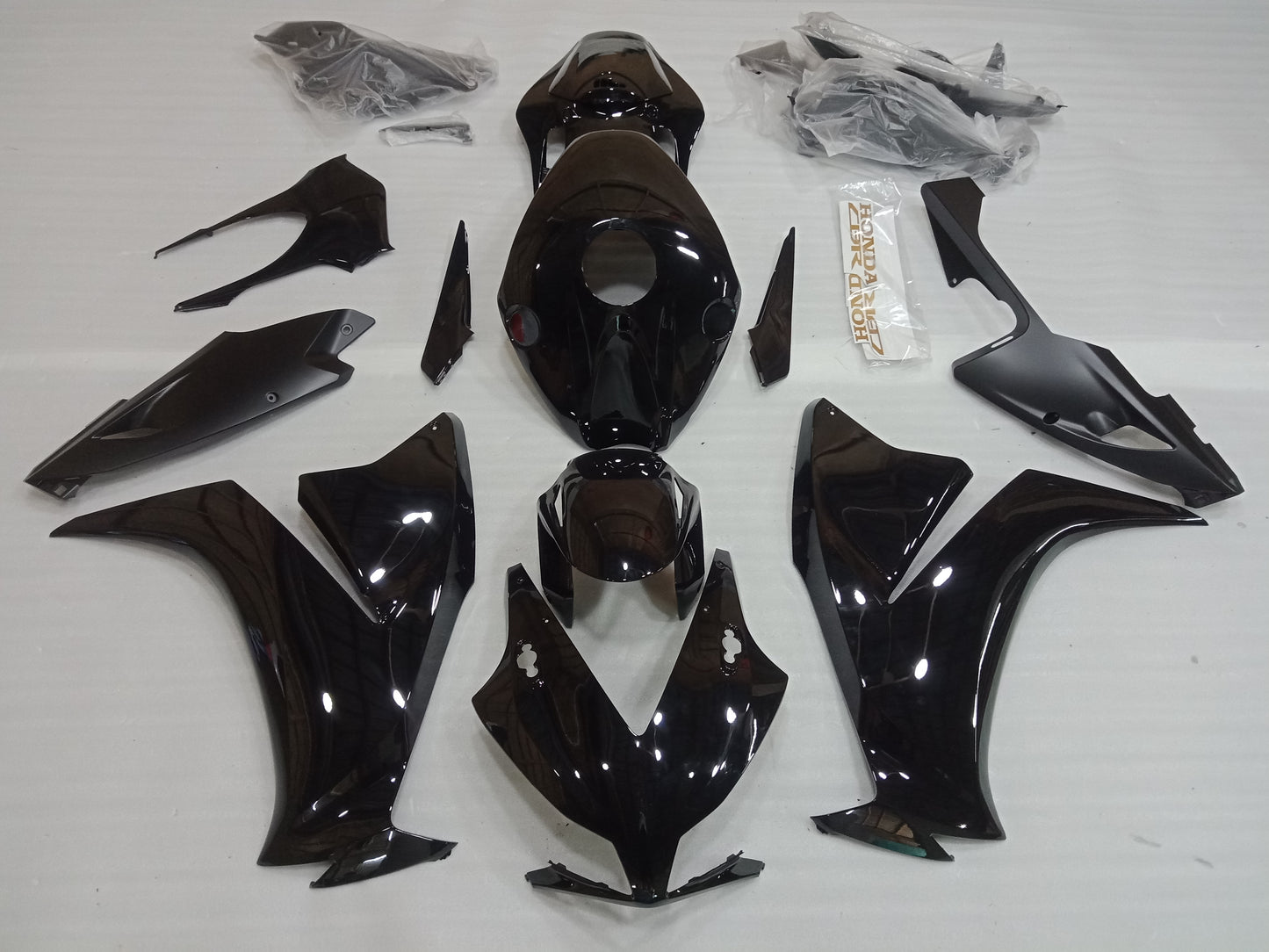 ---AU STOCKING---Fit Honda CBR1000RR 2012 - 2016 Gloss Black Fairing Kit With Gifts