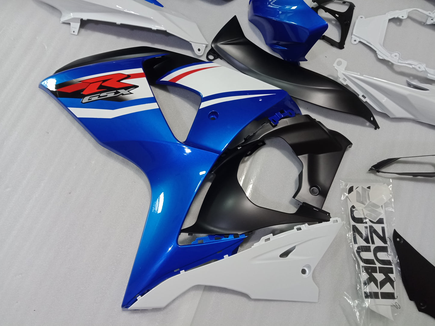---AU STOCKING---Blue White Fairing Kit For Suzuki GSXR GSX-R 1000 2009 - 2016