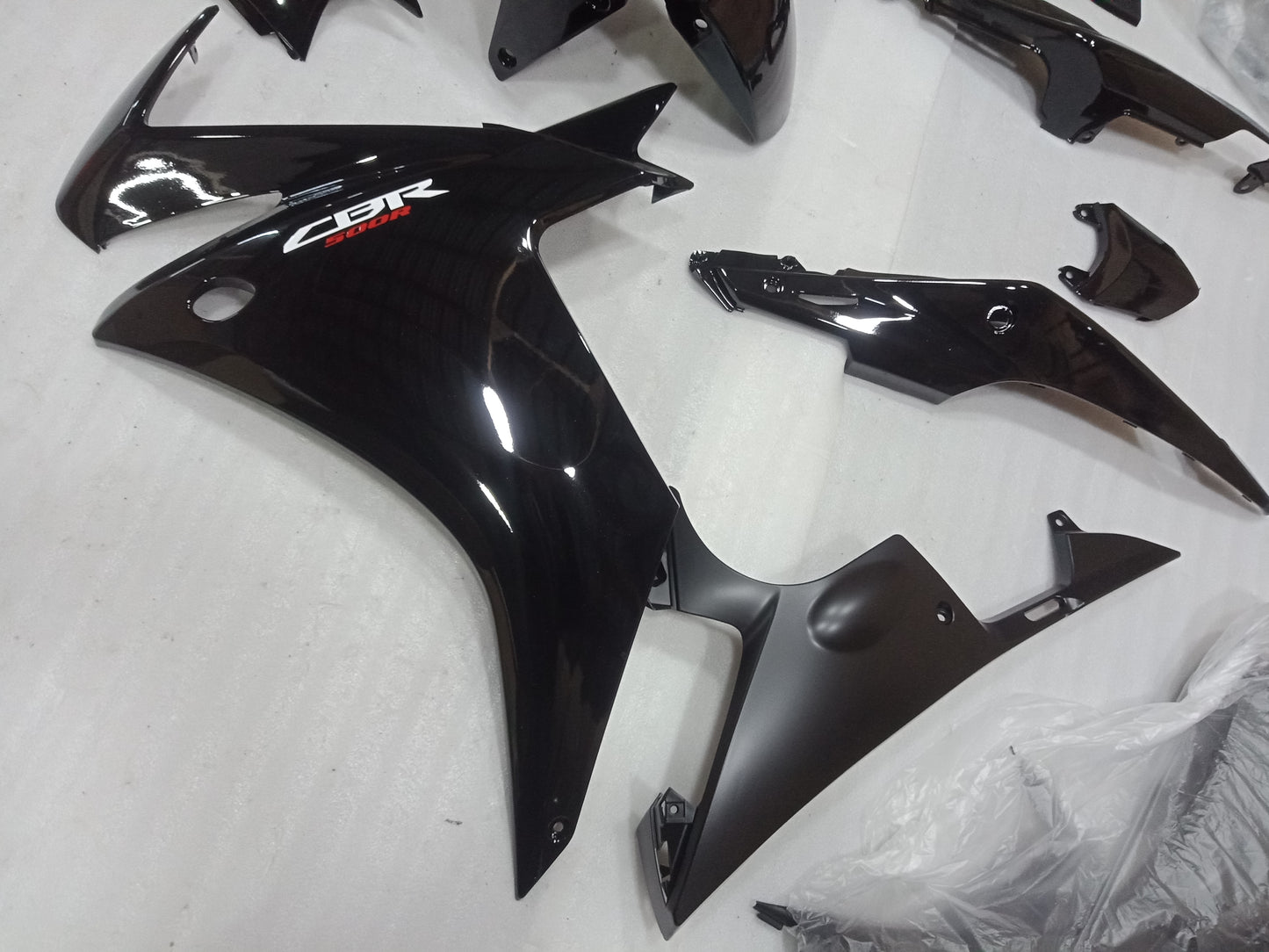 Black Fairing Kit For Honda CBR500 CBR500R 2013 2014 2015