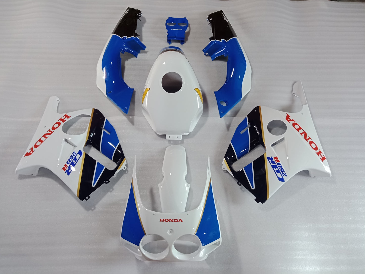 Blue White Fairing For HONDA CBR250RR CBR250 MC19 1988 1989