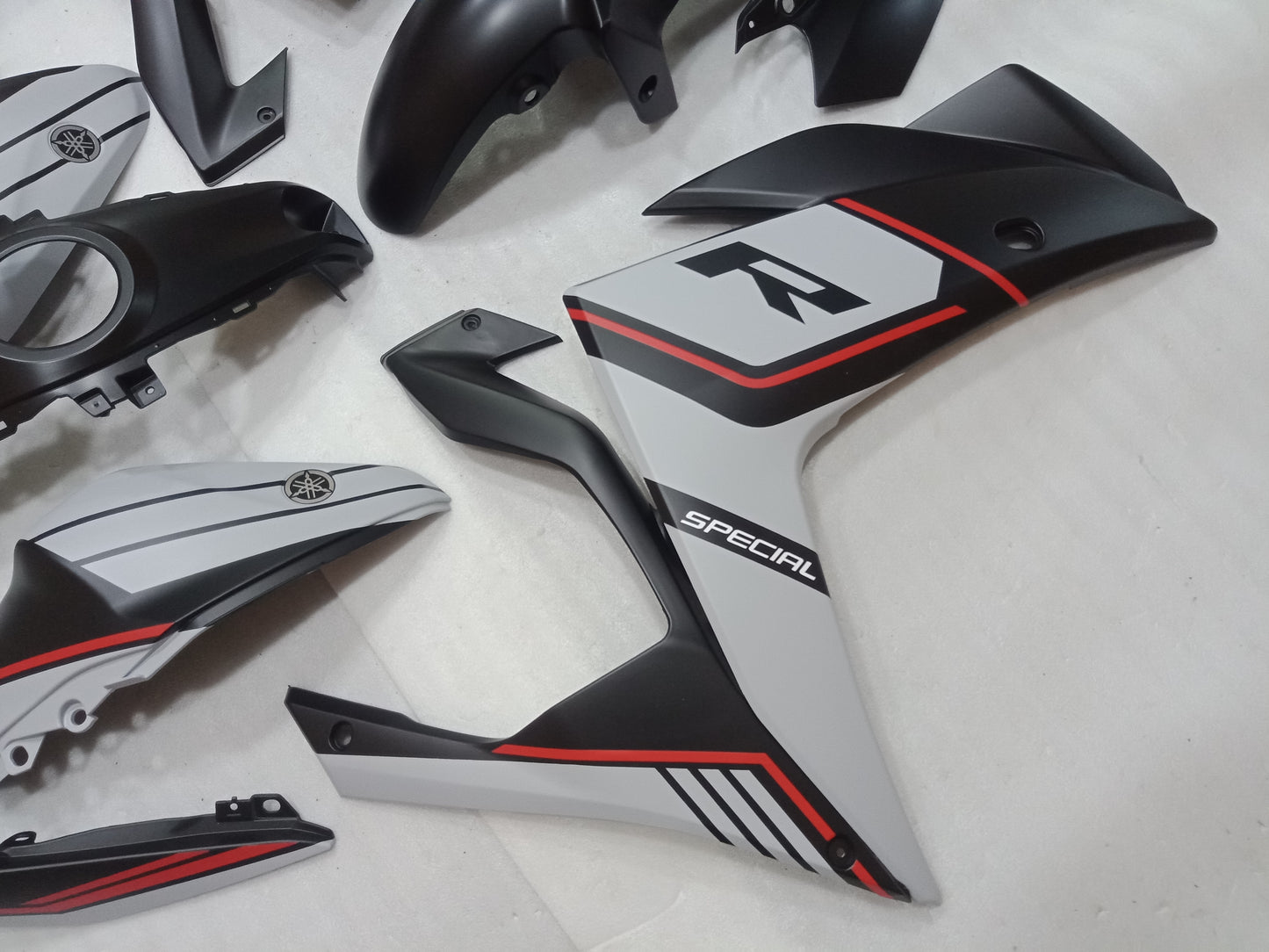 ---AU STOCKING--- MATT BLACK Fairing Kit For Yamaha R3 2015 2016 2017