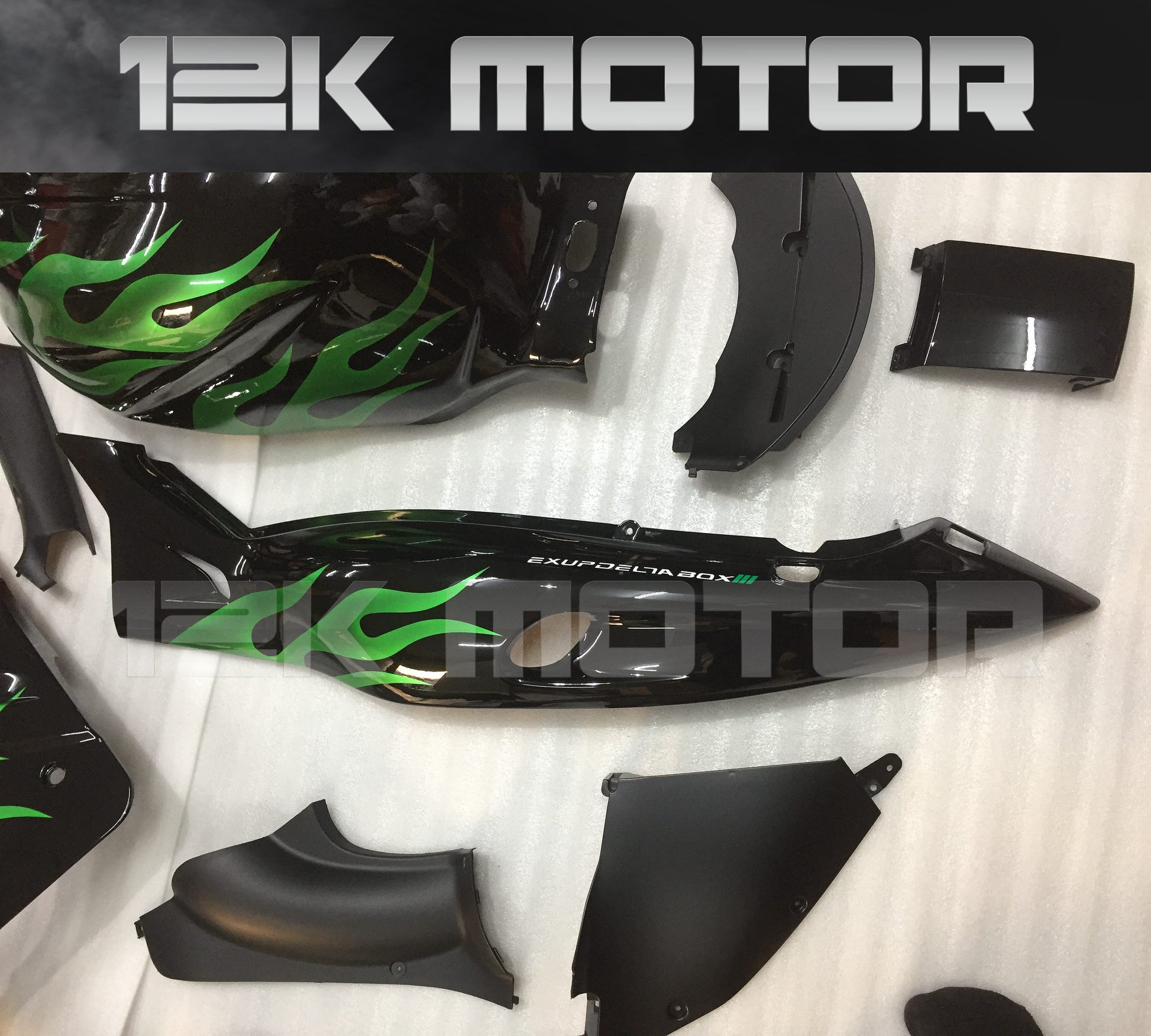 Green Flame Fairing Yamaha YZF600 Fairing 06