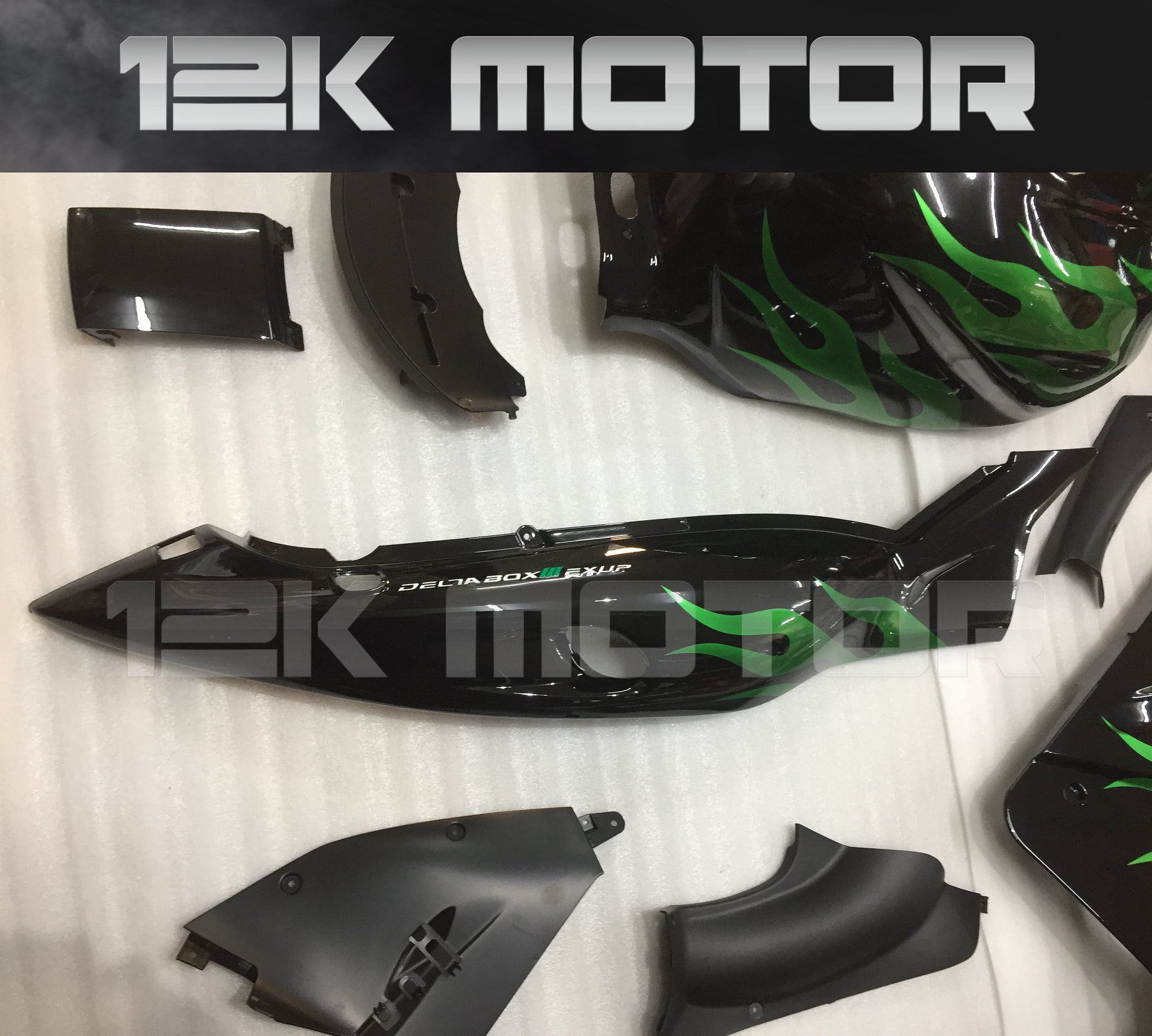 Green Flame Fairing Yamaha YZF600 Fairing 07