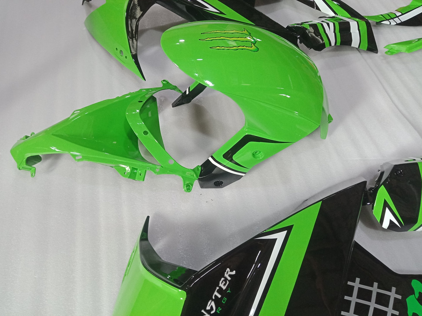 ---AU STOCKING---Green Fairing Kit For KAWASAKI ZX-10R 2008-2010