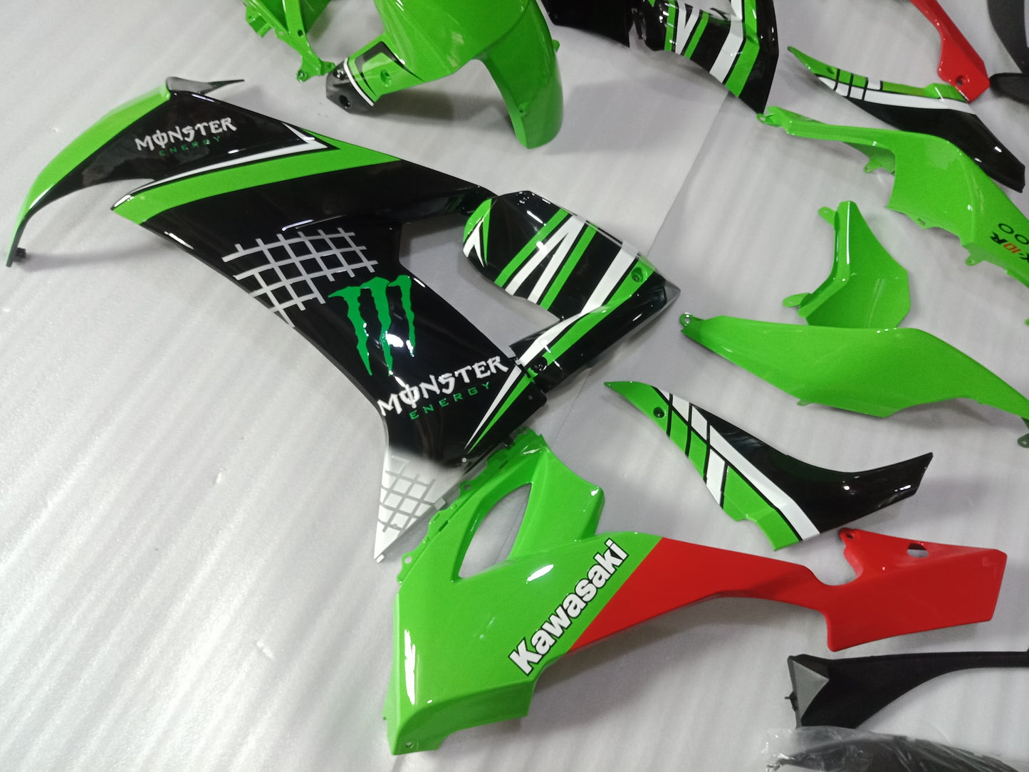---AU STOCKING---Green Fairing Kit For KAWASAKI ZX-10R 2008-2010