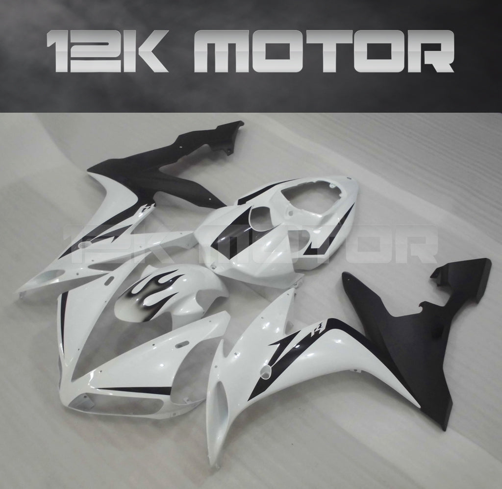 White Black Fairing Yamaha YZF R1 Fairing