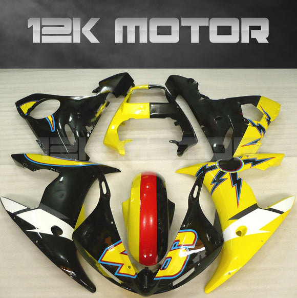 Yellow Special Fairing Kit For Yamaha R6 Motorcycle