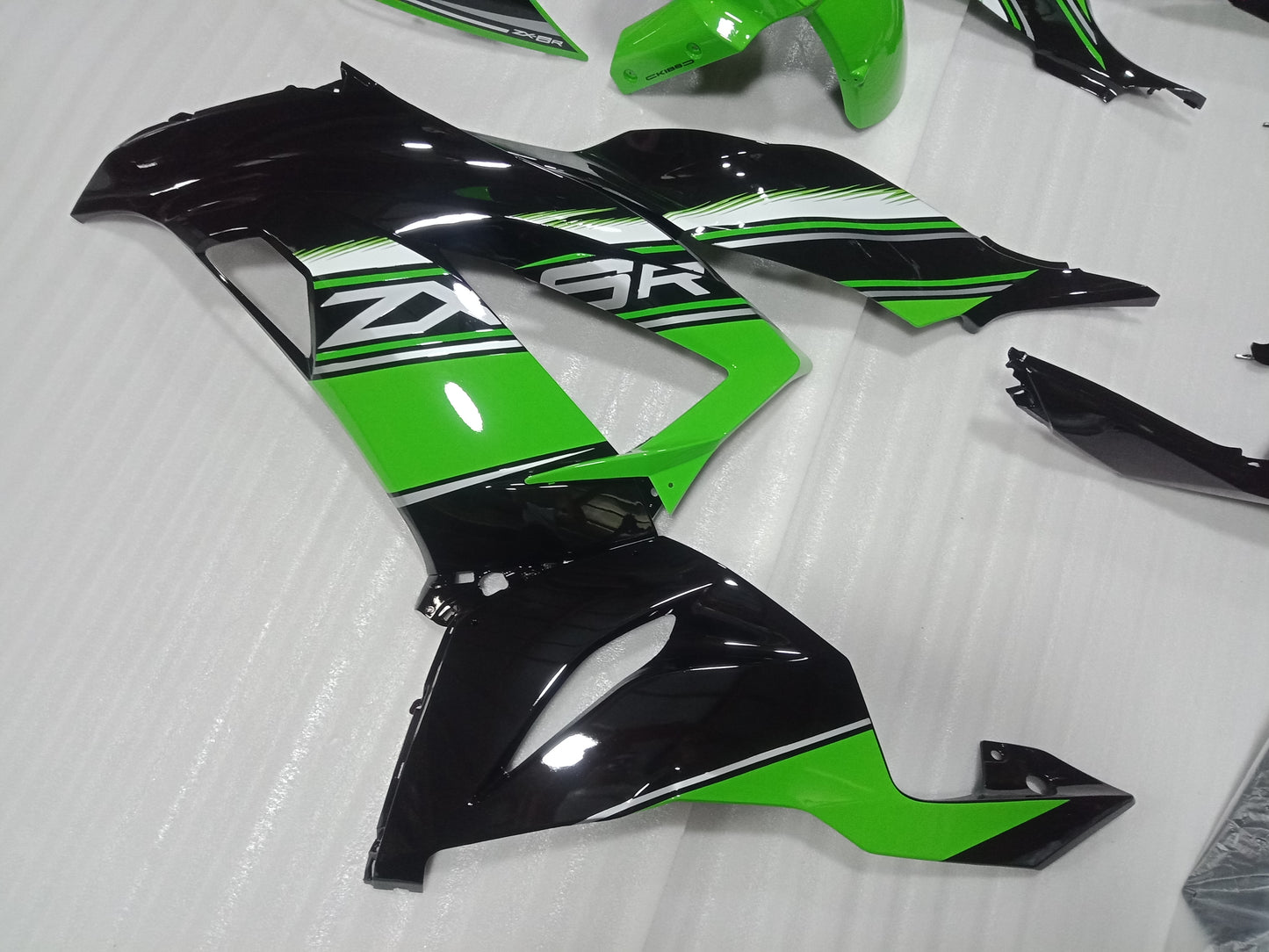---AUSTOCKING---Fit Kawasaki ZX-6R 2013 - 2018 Green Fairing Kit