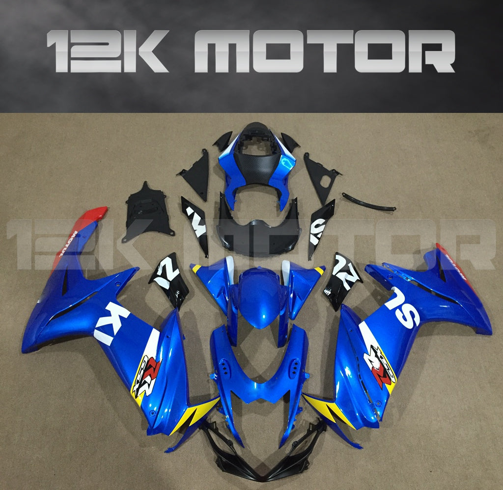 Bright Blue Fairing Kit for 2011 to 2023 SUZUKI GSXR 600 GSX-R750