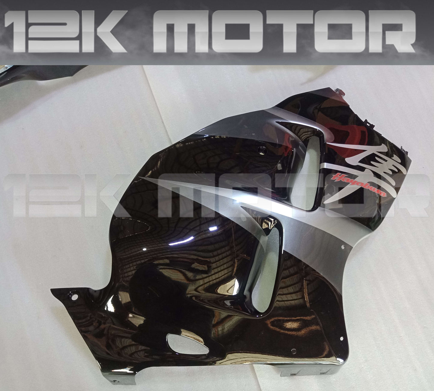 Black Silver Fairing Kit For SUZUKI Hayabusa GSX1300R 1999-2007