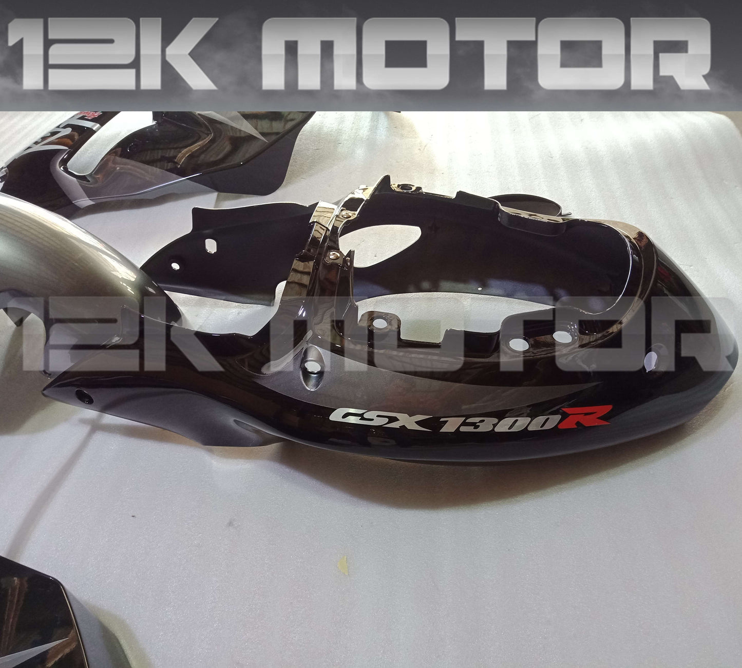 Black Silver Fairing Kit For SUZUKI Hayabusa GSX1300R 1999-2007