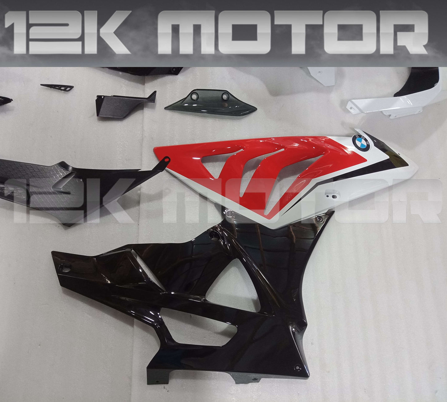 Factory Red White Scheme Fairing Kit For BMW S1000RR 2009 2010 2011 2012 2013 2014