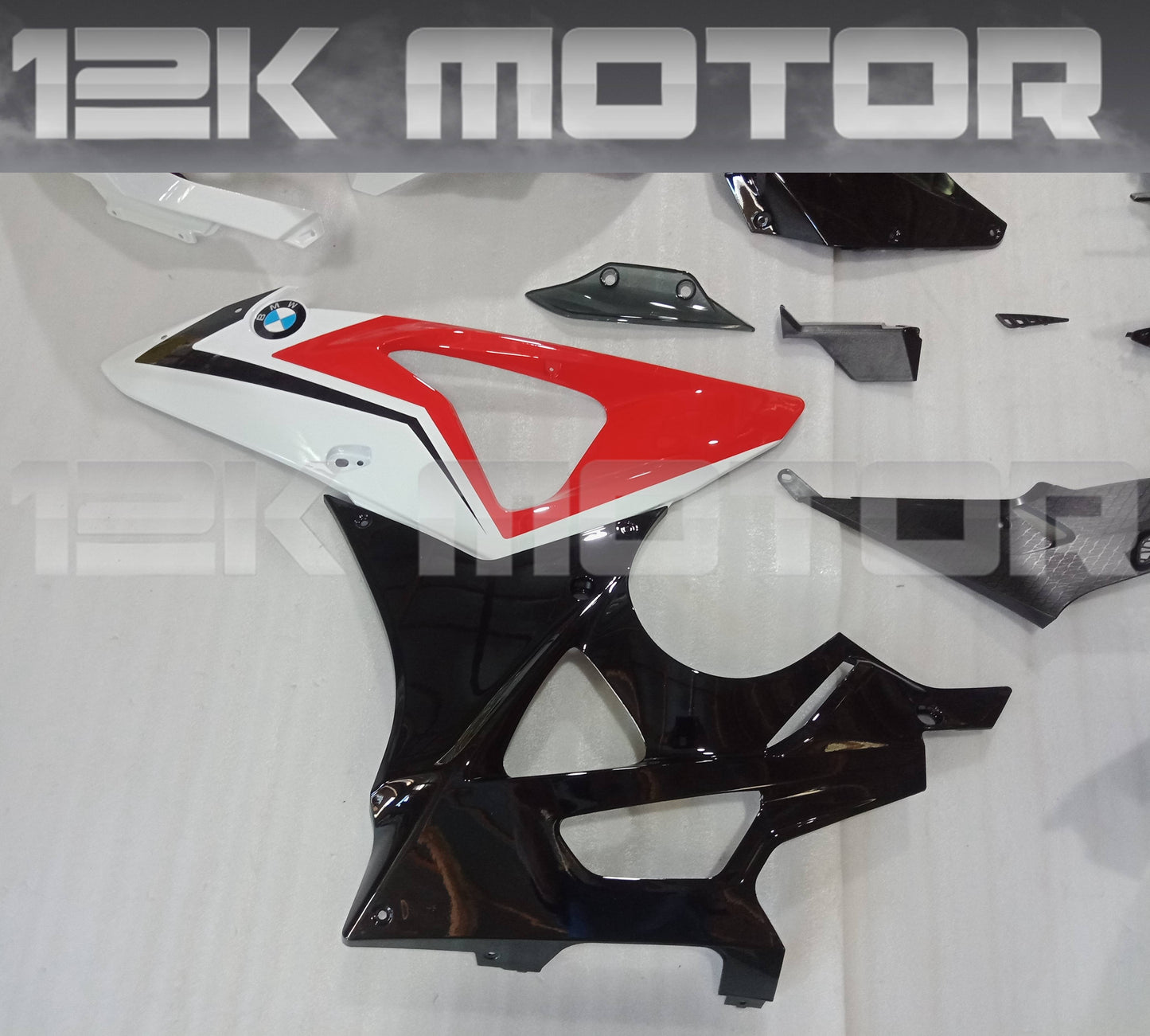 Factory Red White Scheme Fairing Kit For BMW S1000RR 2009 2010 2011 2012 2013 2014