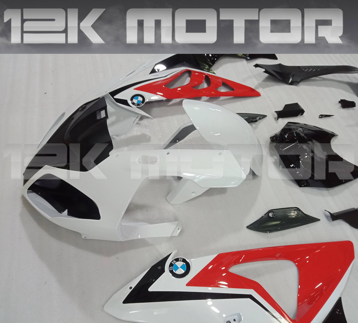 Factory Red White Scheme Fairing Kit For BMW S1000RR 2009 2010 2011 2012 2013 2014