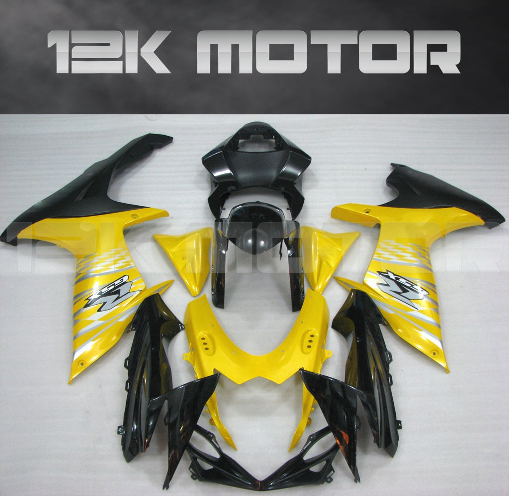 Yellow Fairing Set for SUZUKI GSXR 600 GSX-R750 2011 to 2023