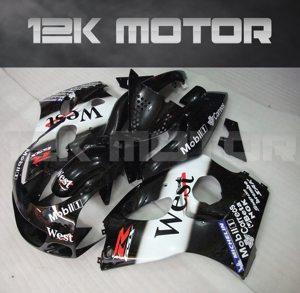 West Scheme Fairing Kit For SUZUKI GSXR 600 GSX-R 750 1996-1999