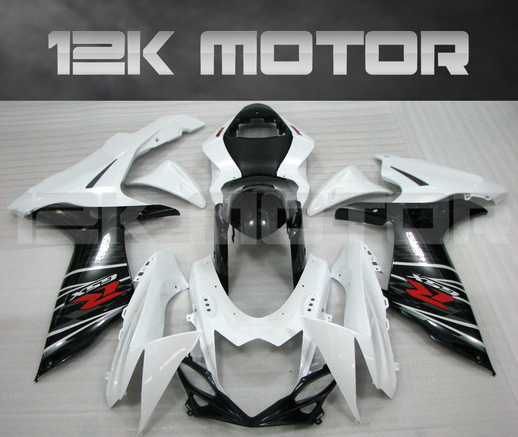 White Classic Design Fairing Set for SUZUKI GSXR 600 GSX-R750 2011 to 2023