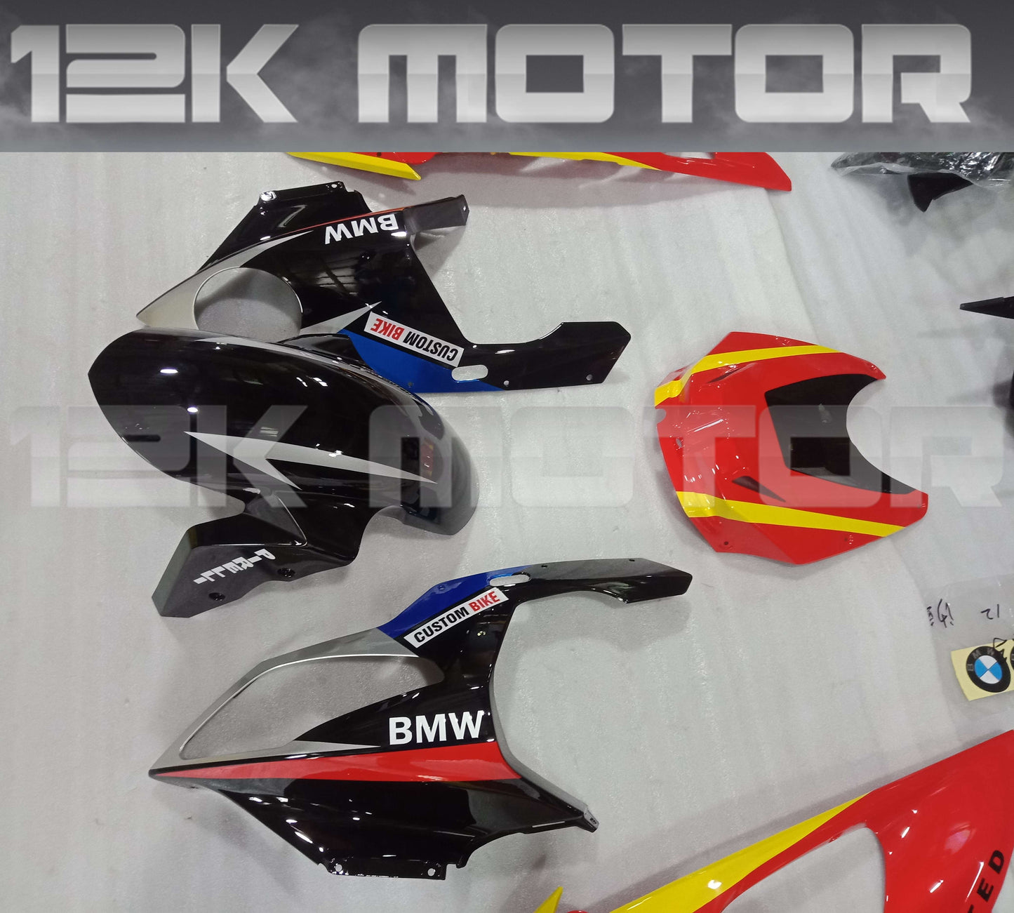 BMW S1000RR 2009-2014 Red Shark Fairing