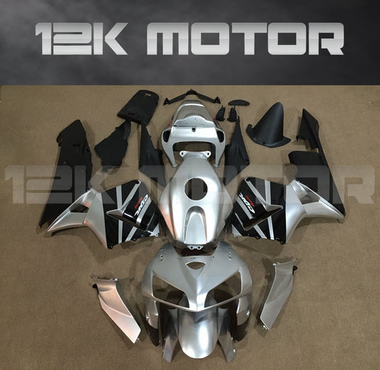 Silver Black Fairing Fit for HONDA CBR600RR 2005 2006 Aftermarket Fairing Kit