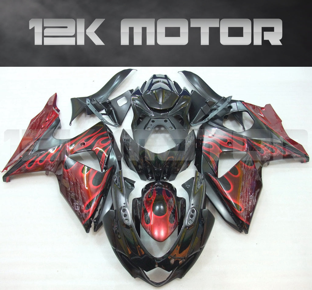 Flame Fairing fit for SUZUKI GSXR 1000 2009-2017 Aftermarket Fairing Kit