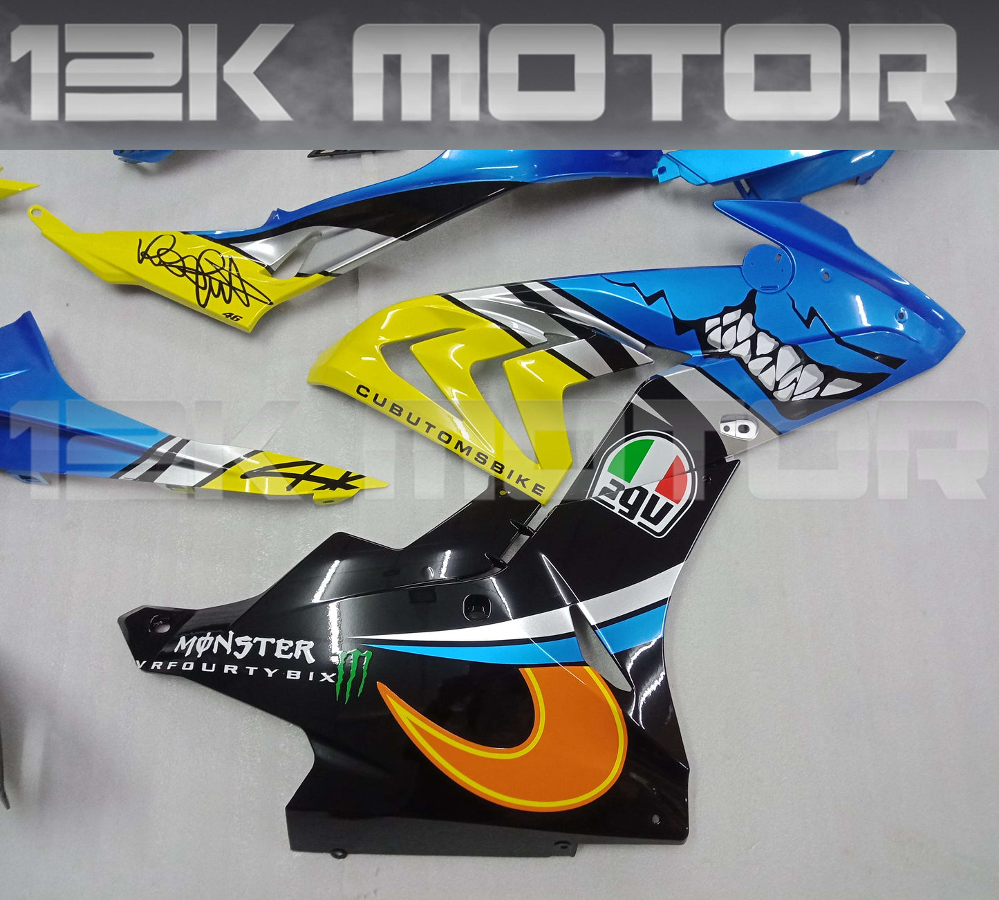 BMW fairings S1000RR Fairings 2015 2016 2017 2018 Blue Shark Fairing Kit